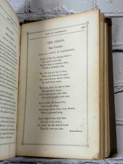 The Rural Wreath by Laura Greenwood, 1858 - interior pages
