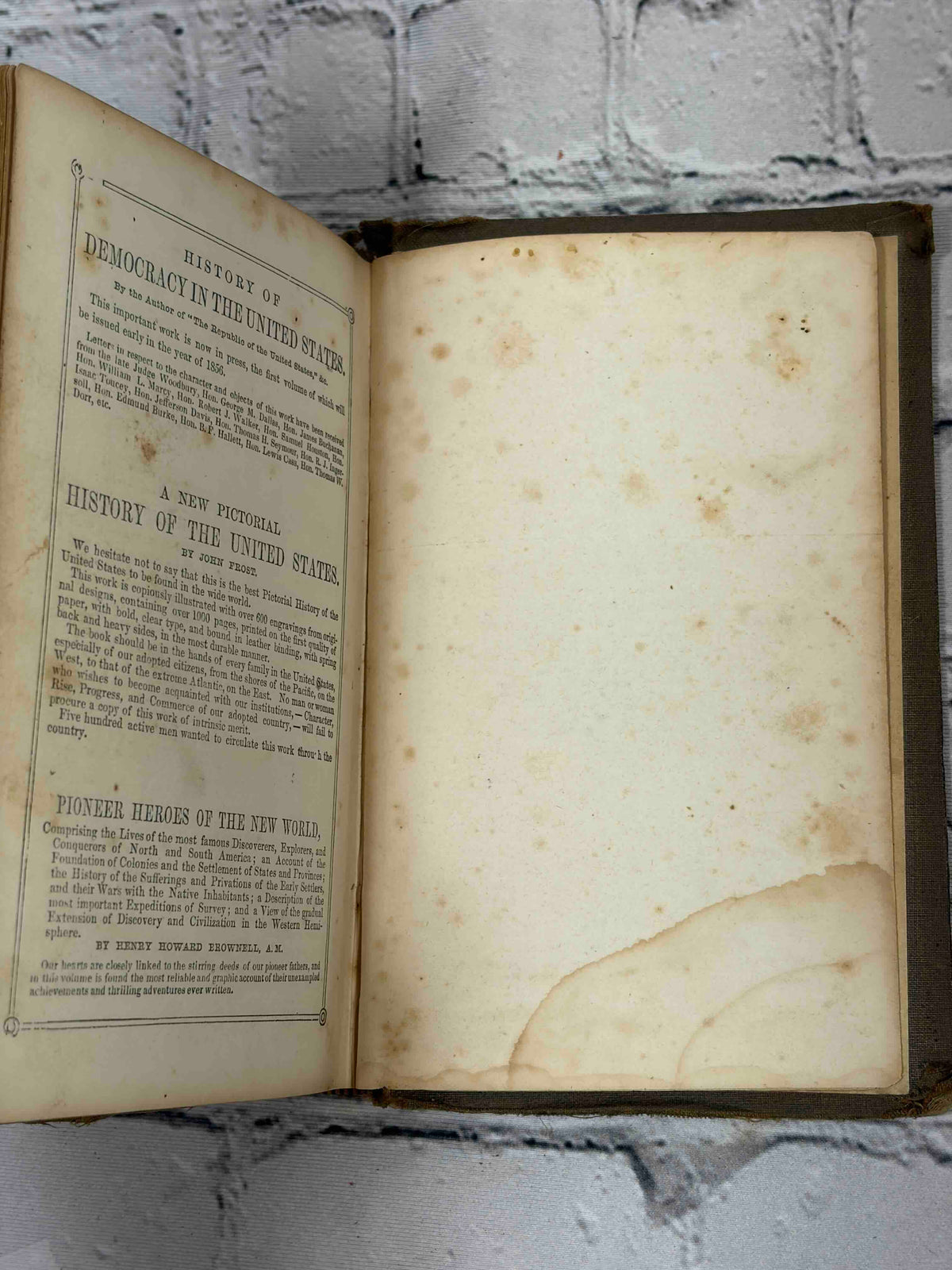 The Rural Wreath by Laura Greenwood, 1858 - publisher's advertisements