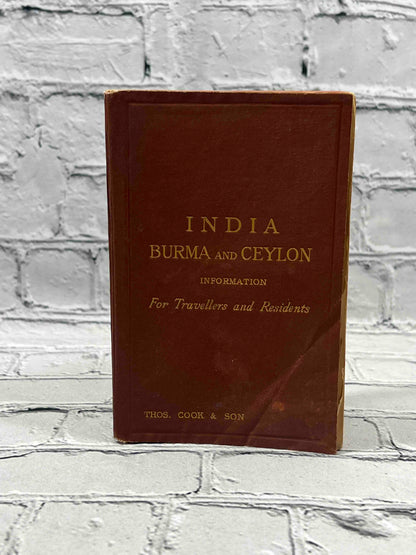 India Burma & Ceylon: Information for Travellers & Residents