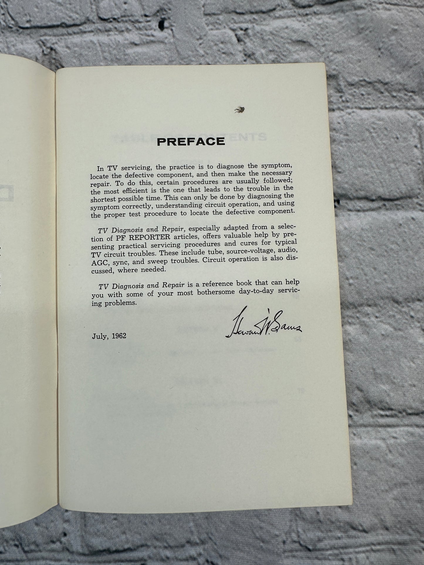 TV Diagnosis and Repair by PF Reporter Editorial Staff [1964 · First Edition]