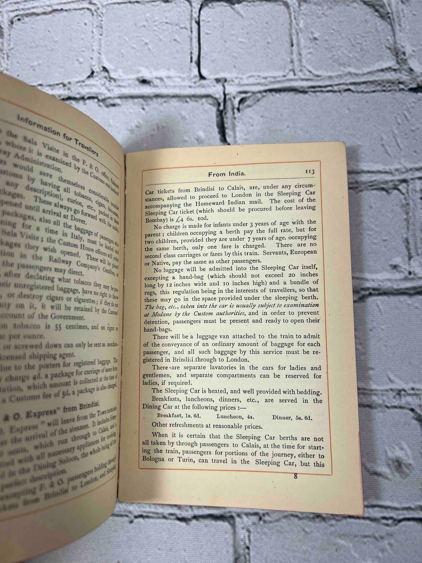 India Burma & Ceylon: Information for Travellers & Residents