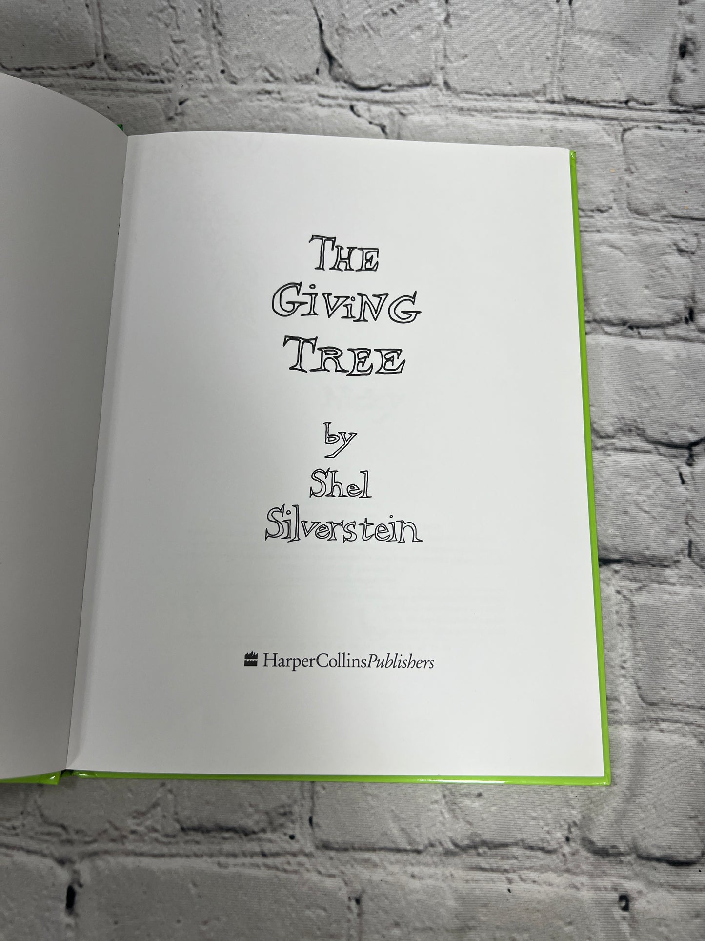 The Giving Tree by Shel Silverstein [1992]