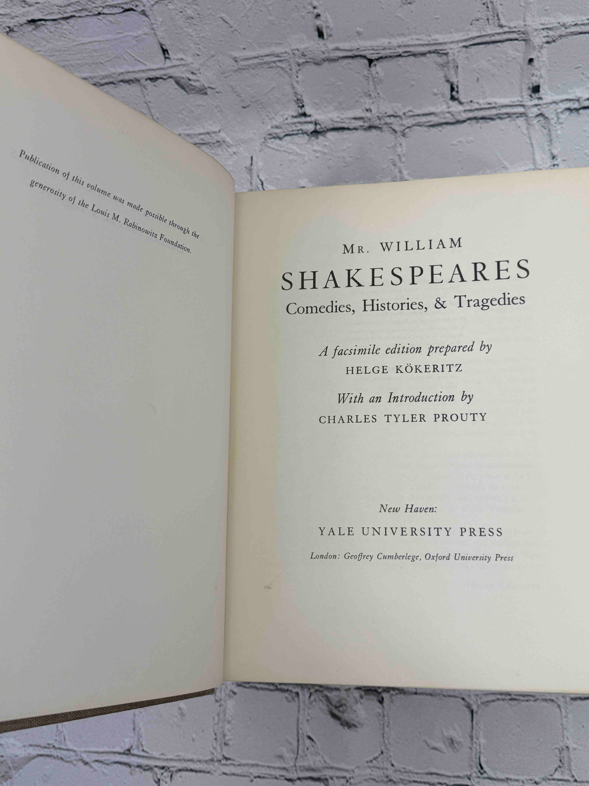 Shakespeare's Comedies, Histories & Tragedies