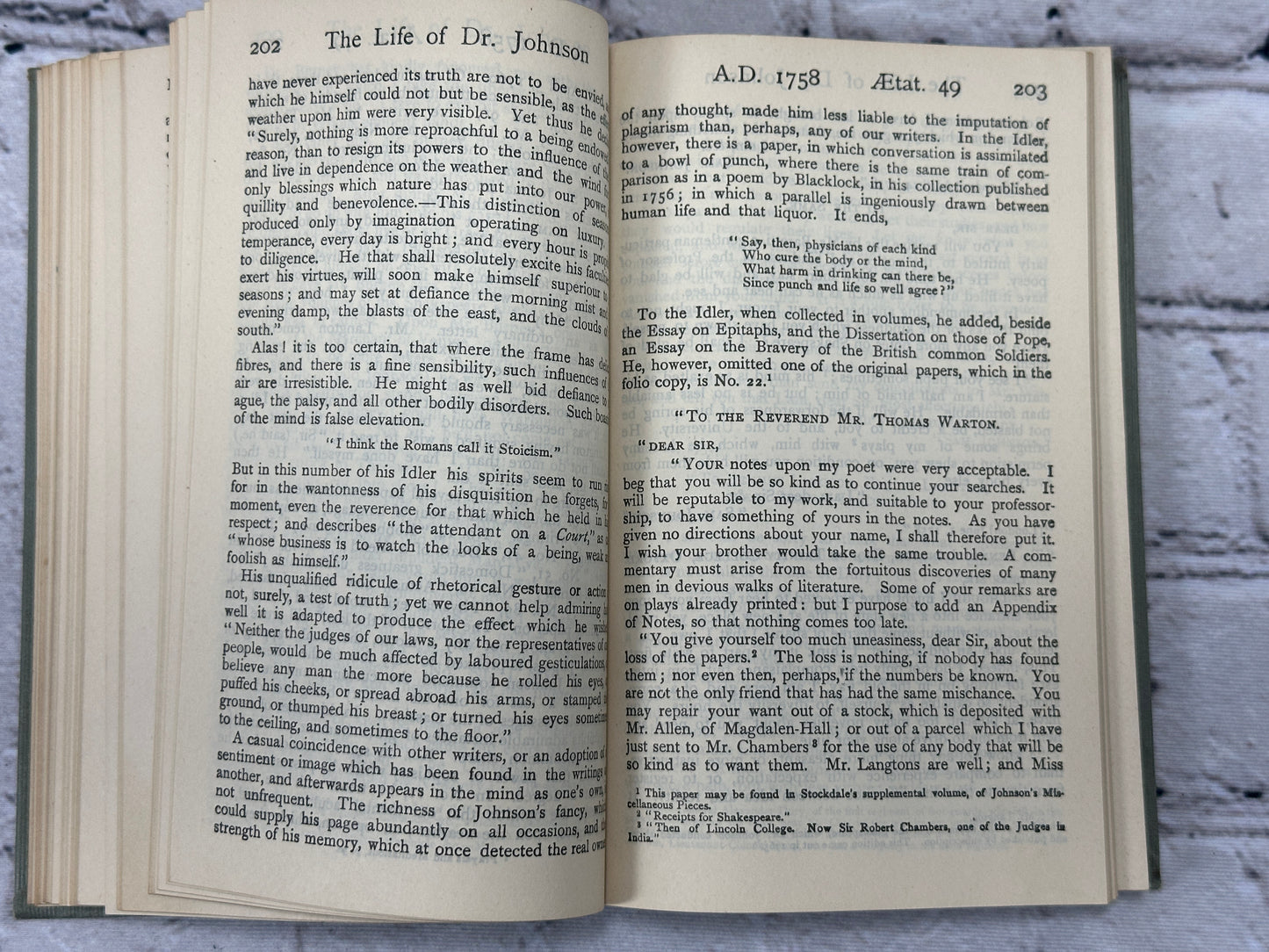 The Life of Samuel Johnson by James Boswell [Everyman's Library · 1916]