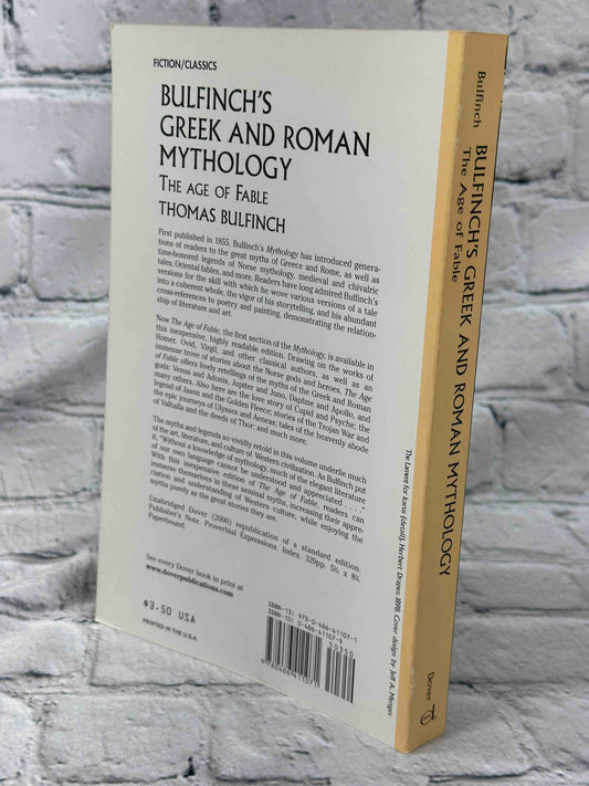 Bulfinch's Greek and Roman Mythology: The Age of Fable (Dover Thrift Editions: Literary Collections)