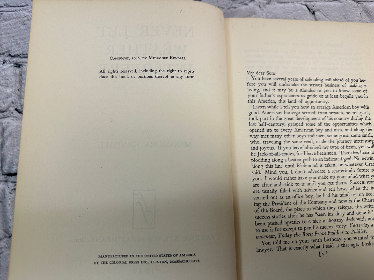 Never Let Weather Interfere by Messmore Kendall [1946]