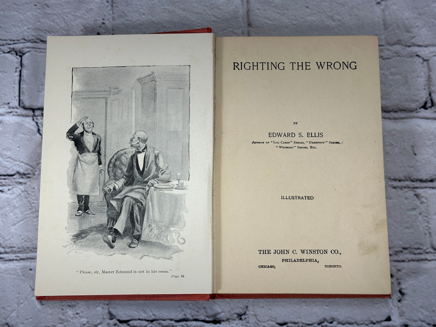 Righting the Wrong by Edward Ellis [1984]