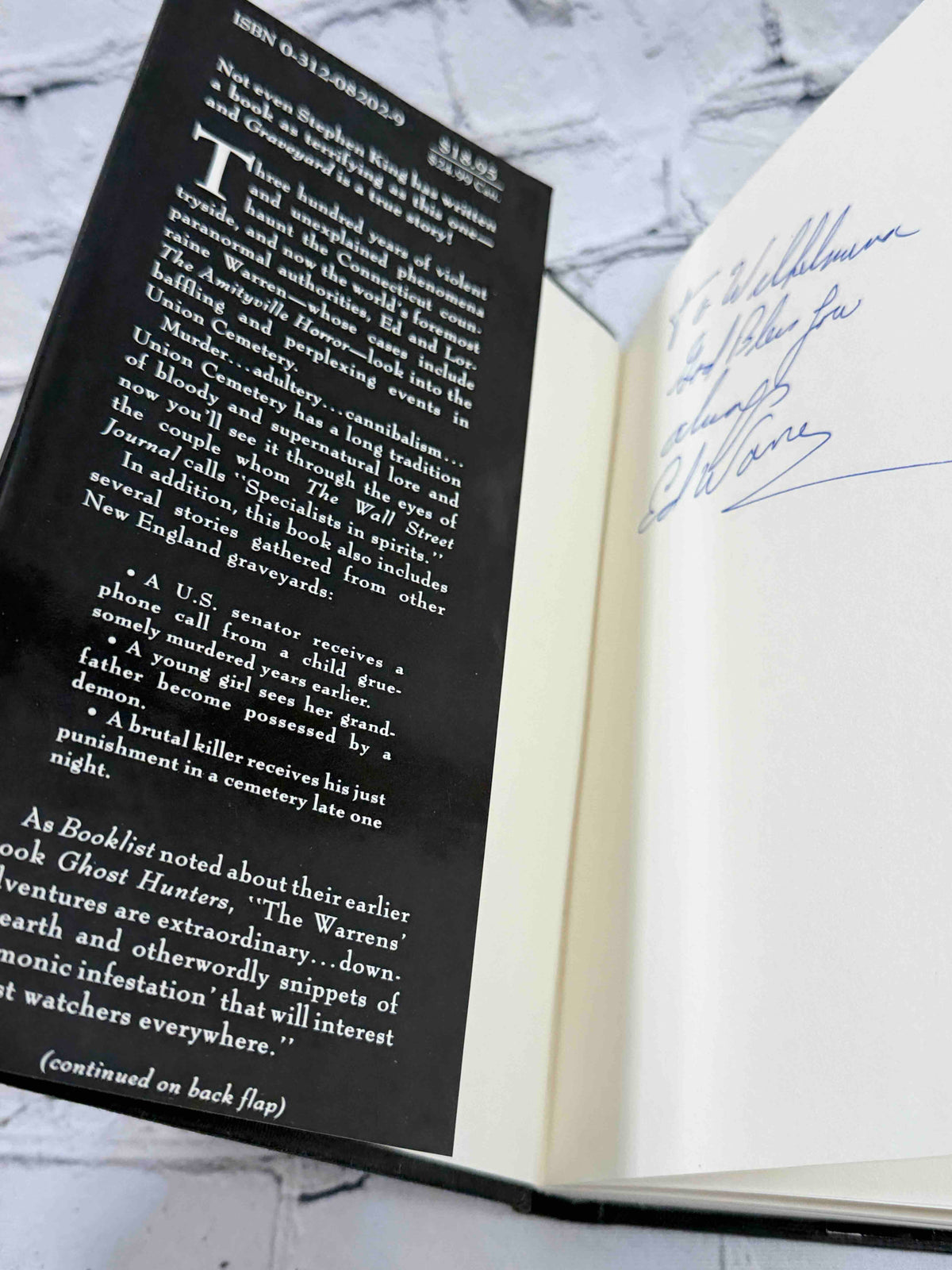 Graveyard: True Hauntings from an Old New England Cemetery (SIGNED)