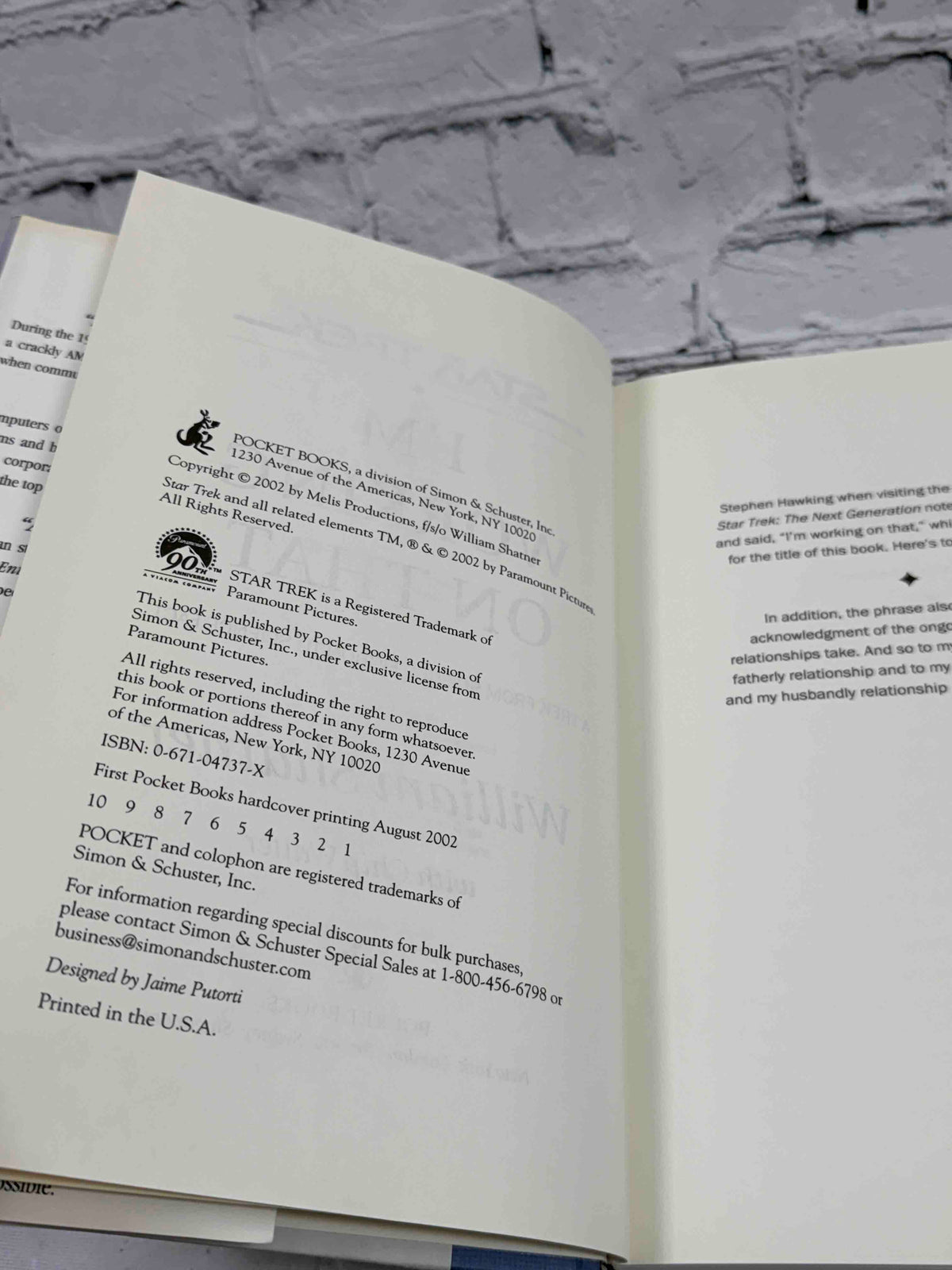 I'm Working on That : A Trek From Science Fiction to Science Fact