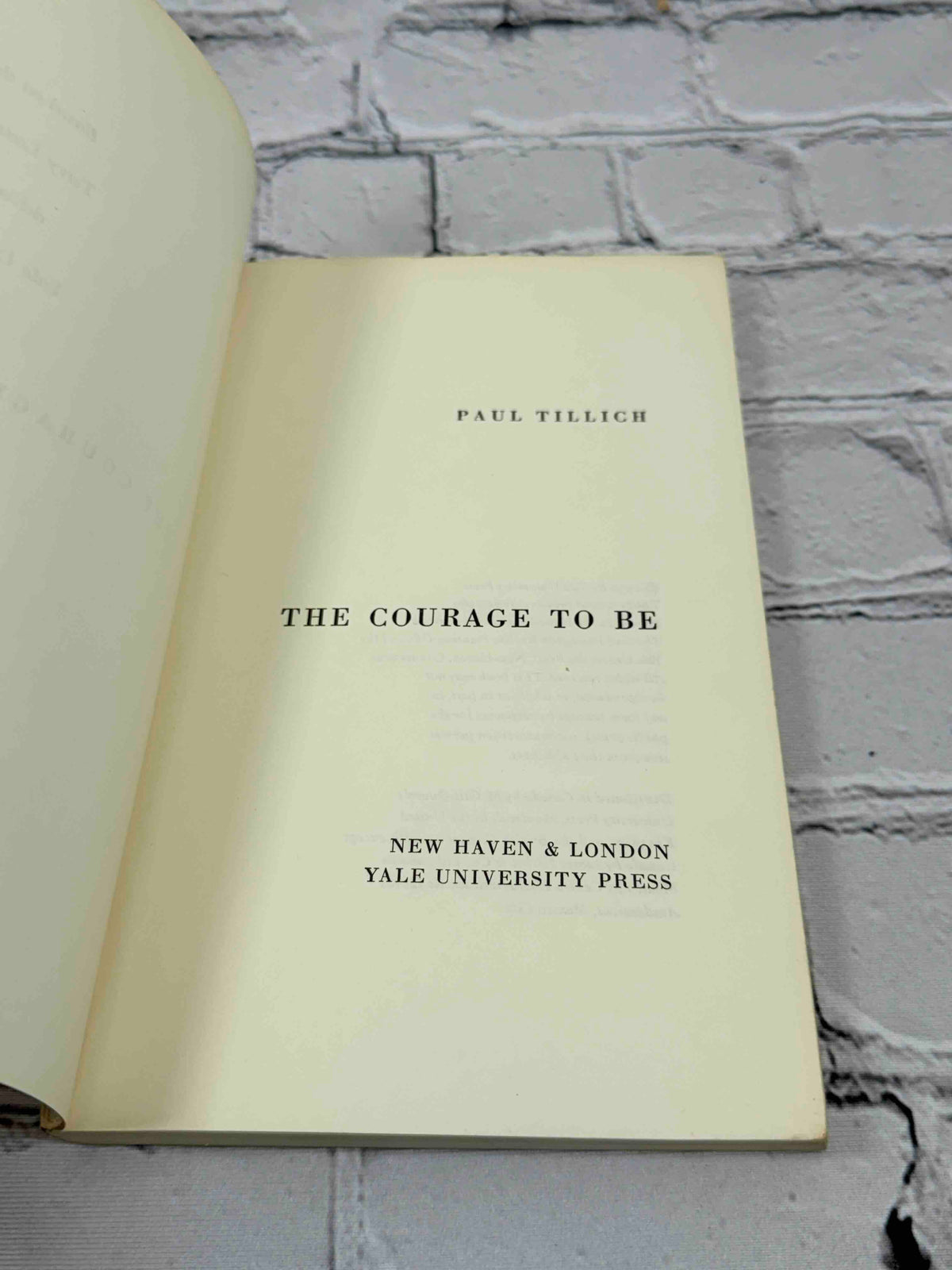 The Courage To Be