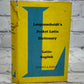 Langenscheidt's Pocket Latin Dictionary (Latin - English) [1960]