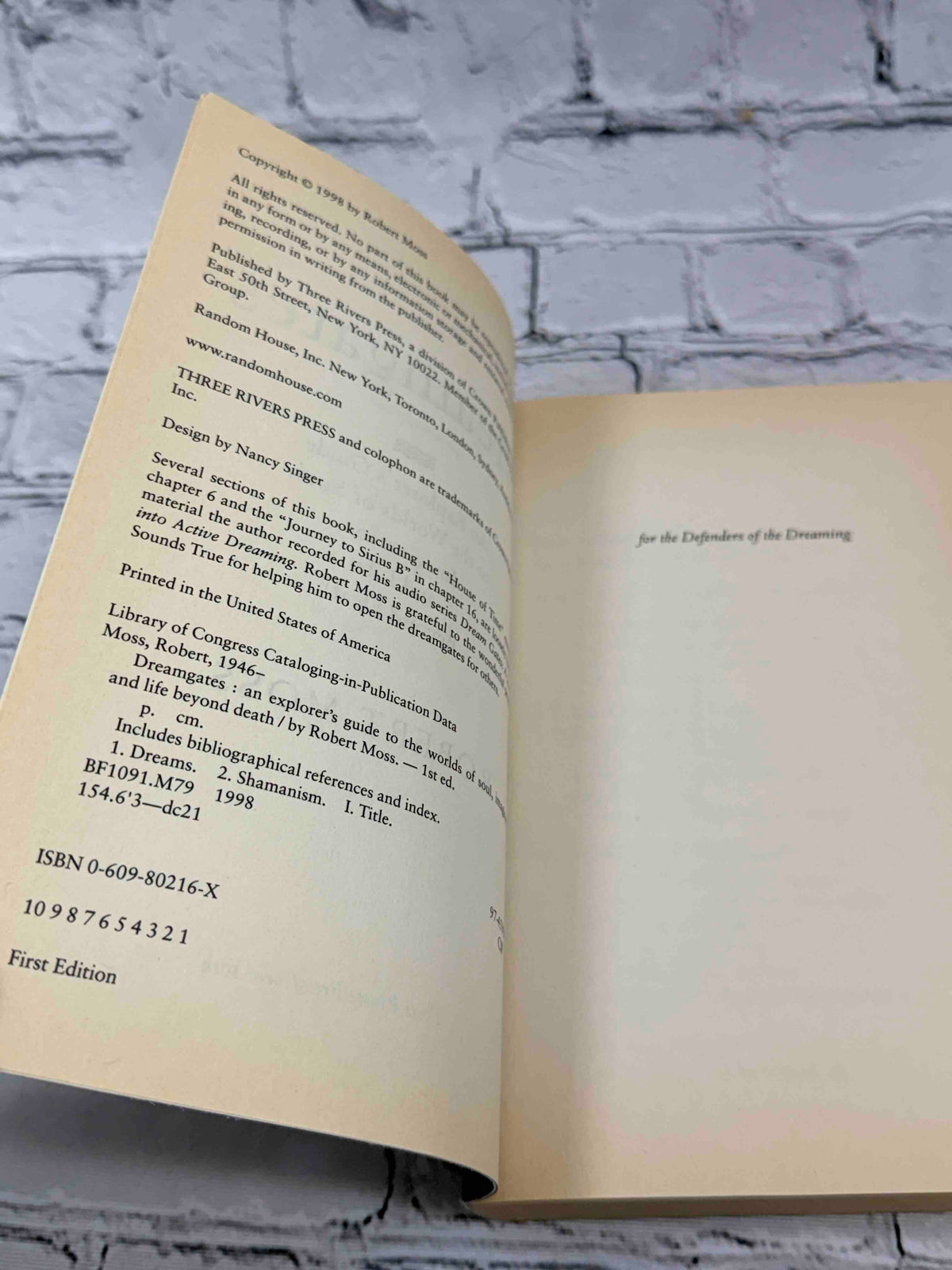 Dreamgates: An Explorer's Guide to the Worlds of Soul (SIGNED)