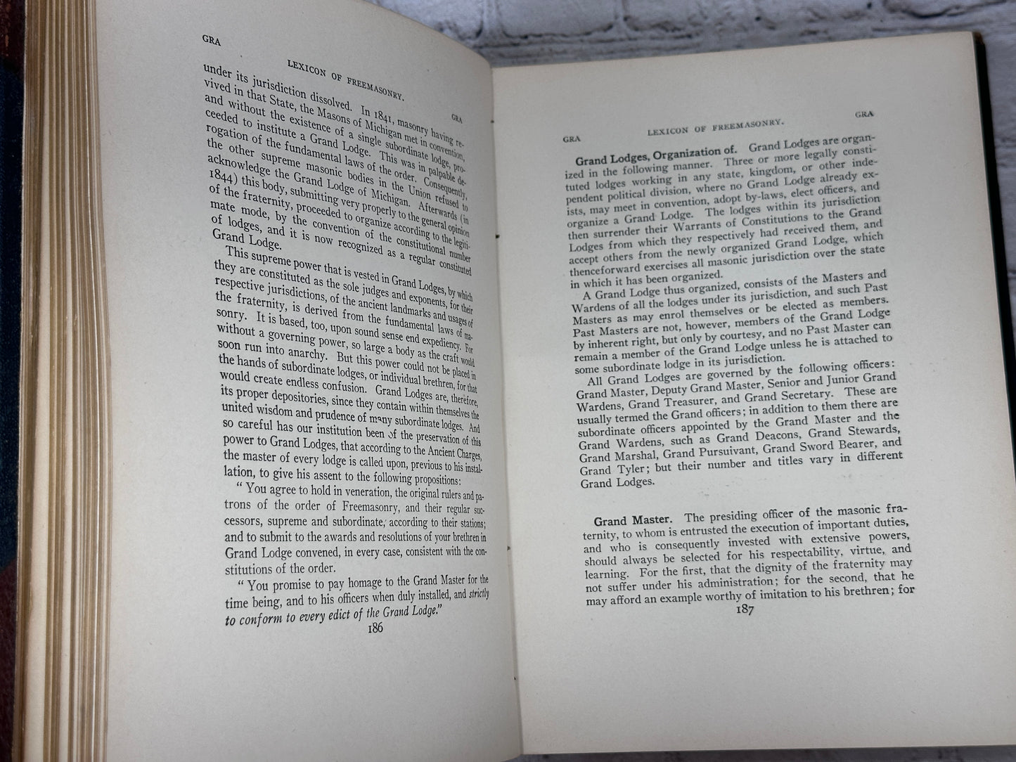 Lexicon of Freemasonry By Albert G. Mackey [McClure Publishing · 1914]