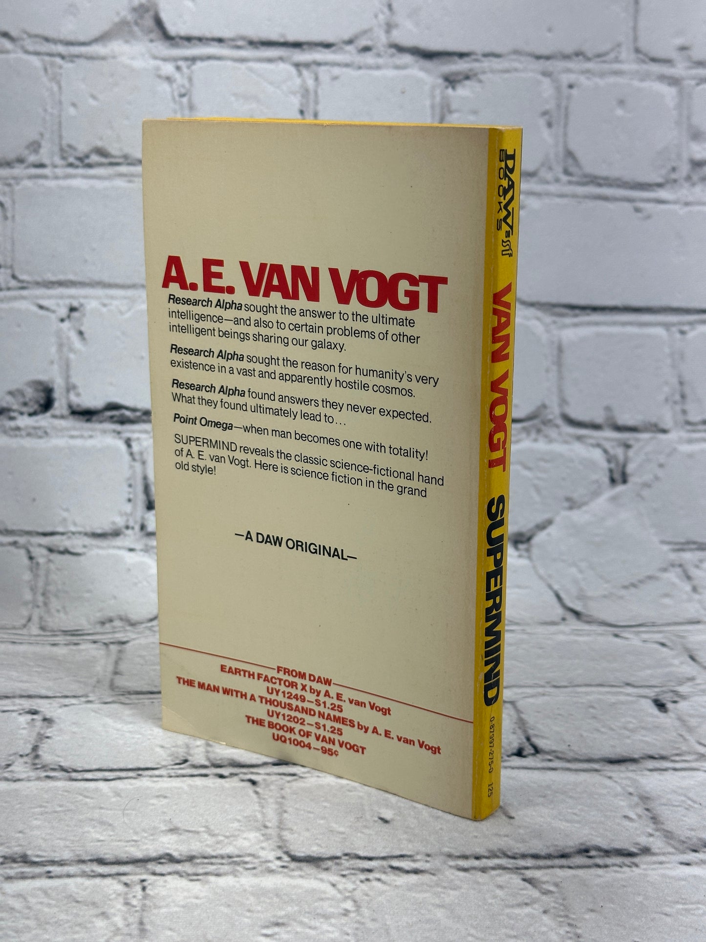 Supermind by A. E. Van Vogt [1st Print · 1977]