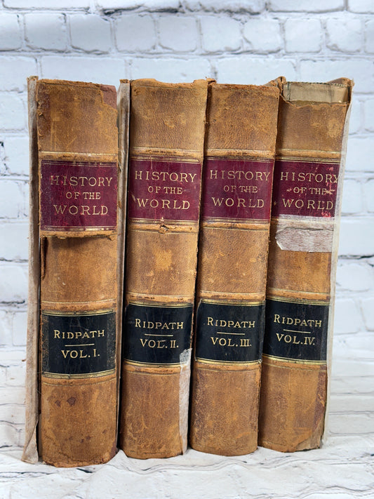 History of the World by John Clark Ridpath [4 Volume Set · 1885]