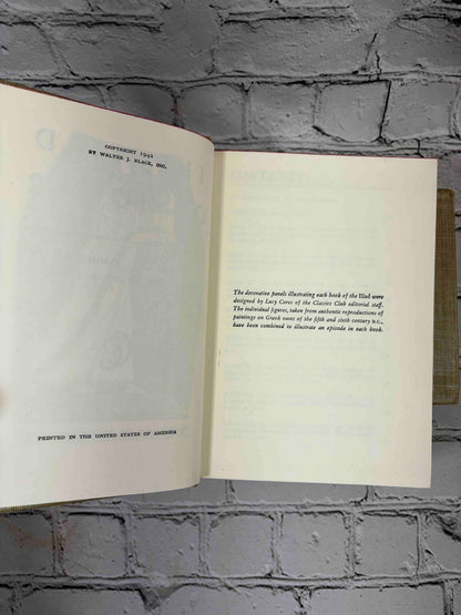 The Iliad and The Odyssey of Homer, Classics Club 1942-1944 - Iliad copyright page