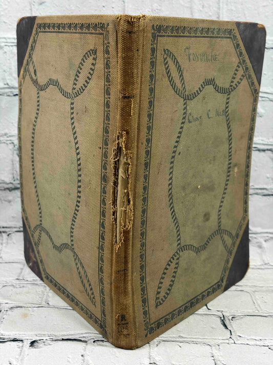 Pharmacist's handwritten formula book of Charles C. Neff, Ph.G., 1903-1906 - covers and worn spine