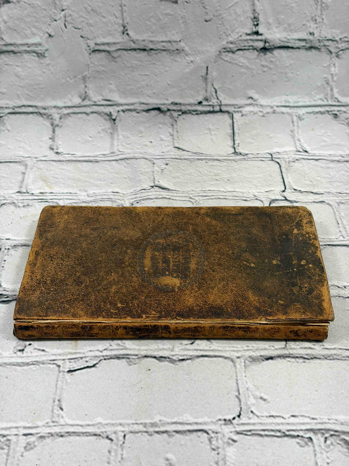 An Abridgment of the New Testament by Mrs. Trimmer, Rivington leather edition - front cover and edge wear