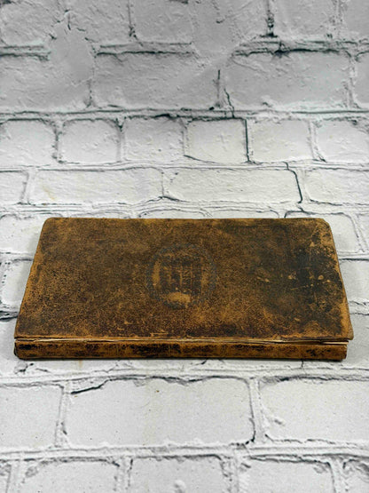 An Abridgment of the New Testament by Mrs. Trimmer, Rivington leather edition - front cover and edge wear