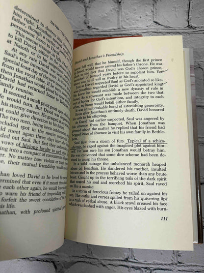 David I and David II by W. Phillip Keller, Word Books hardcovers - ink underlining and marks in David I
