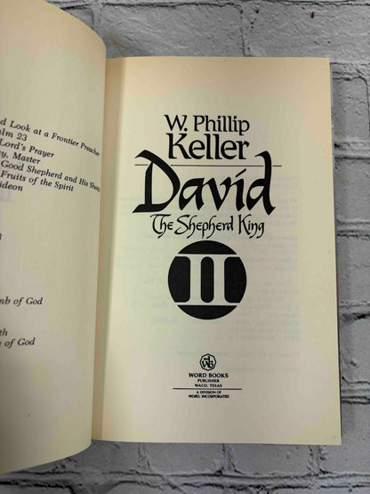 David I and David II by W. Phillip Keller, Word Books hardcovers - David II title page