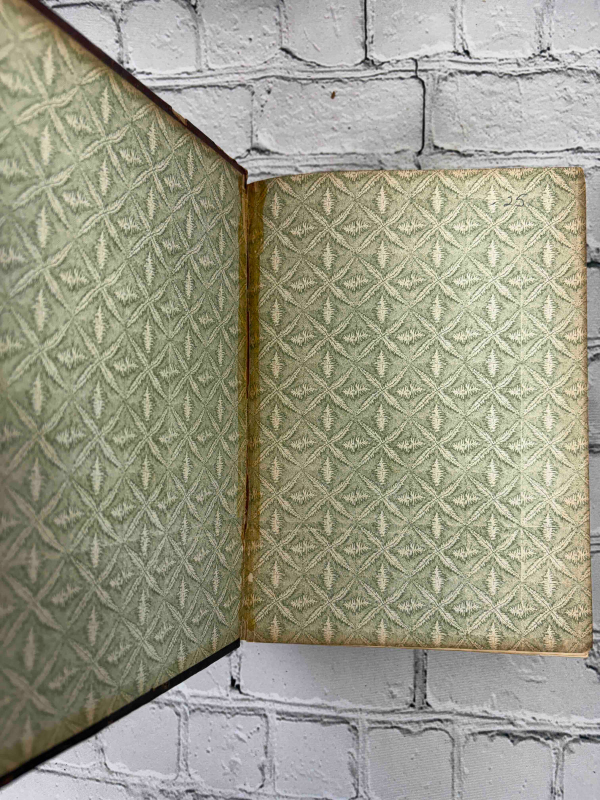 Life and Labors of Dwight L. Moody by Henry Davenport Northrop, 1899 - decorative endpapers