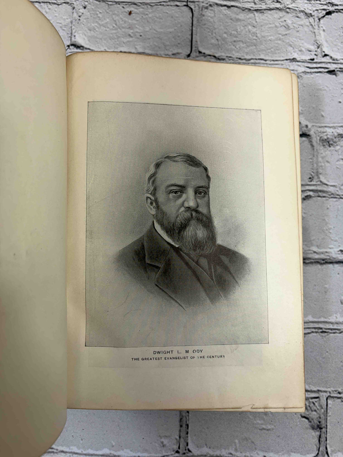 Life and Labors of Dwight L. Moody by Henry Davenport Northrop, 1899 - frontispiece portrait of Moody