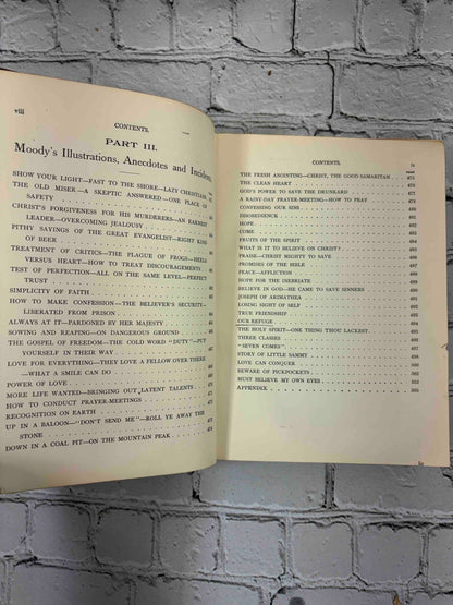 Life and Labors of Dwight L. Moody by Henry Davenport Northrop, 1899 - contents