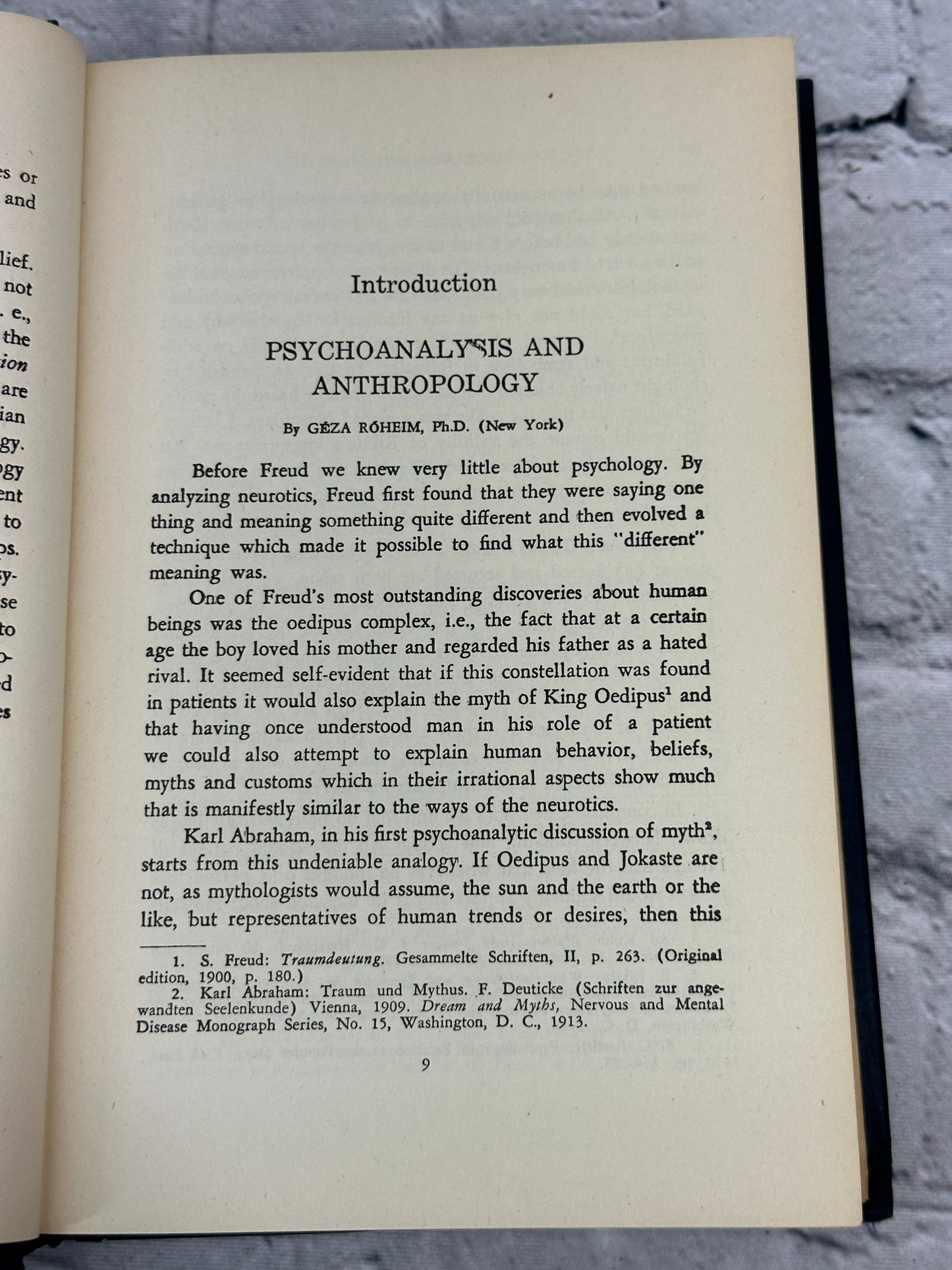 Psychoanalysis and the Social Sciences Volume 1 [1947 · Ex-Libary]