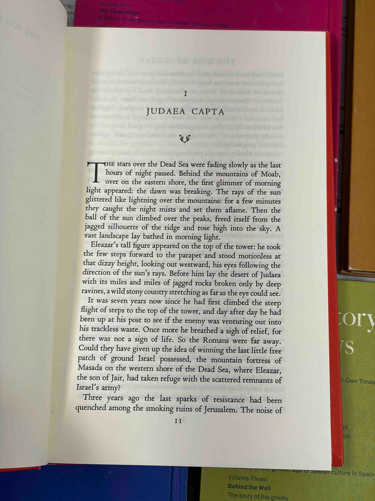 The History of the Jews by Poul Borchsenius, 1965 Simon and Schuster 5-volume set - Volume One first chapter