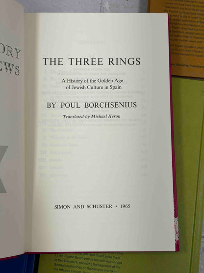 The History of the Jews by Poul Borchsenius, 1965 Simon and Schuster 5-volume set - Volume Two title page