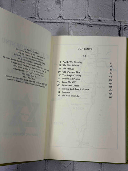 The History of the Jews by Poul Borchsenius, 1965 Simon and Schuster 5-volume set - Volume Five copyright page and contents