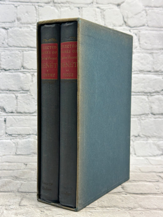 Selected Works of Stephen Vincent Benet Vol 1 & 2 [1942 · Slipcase · 1st Edition]