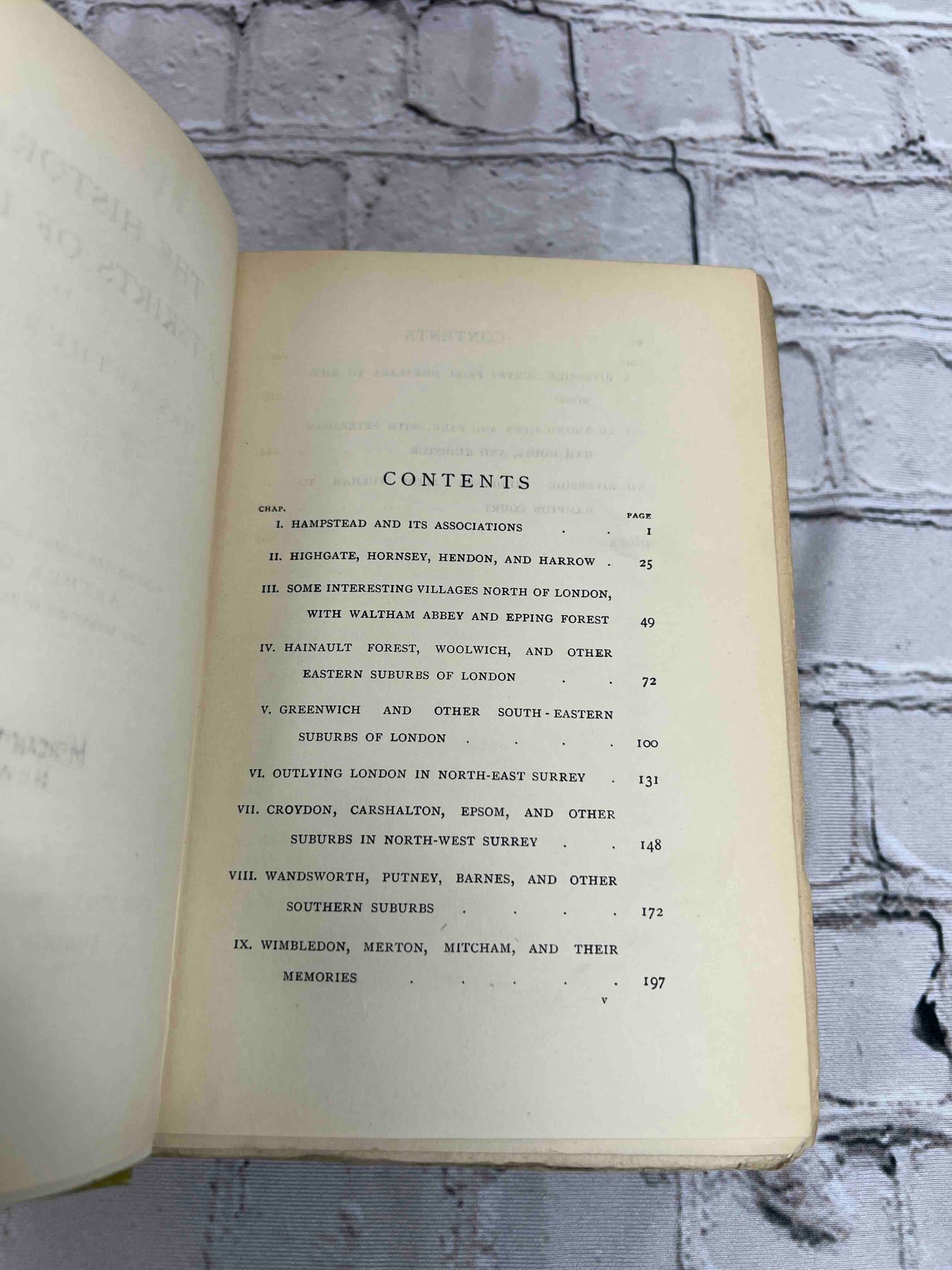 The Historical Outskirts of London