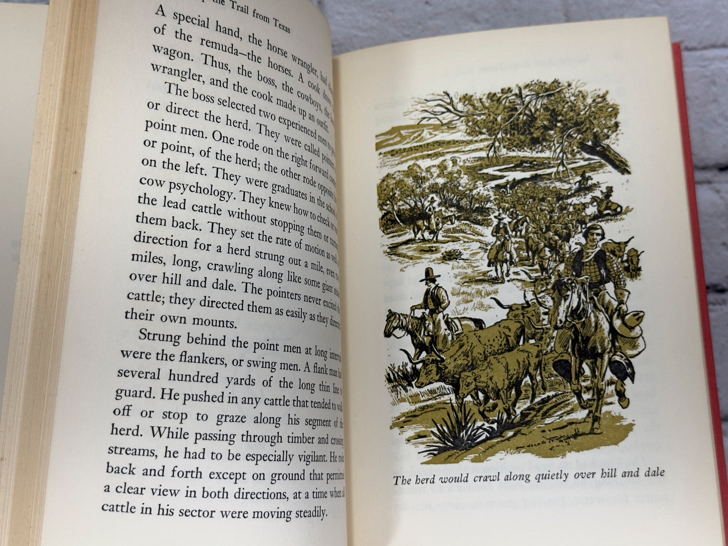 Up From the Trail From Texas by J. Frank Dobie [Landmark Books #60 · 1955]