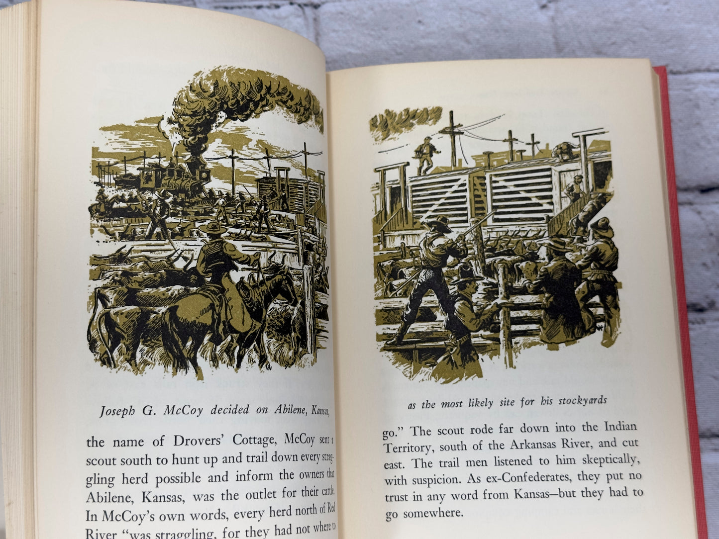 Up From the Trail From Texas by J. Frank Dobie [Landmark Books #60 · 1955]