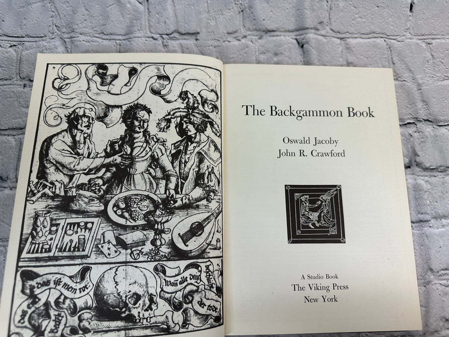 The Backgammon Book by John R. Crawford and Oswald Jacoby [1970]