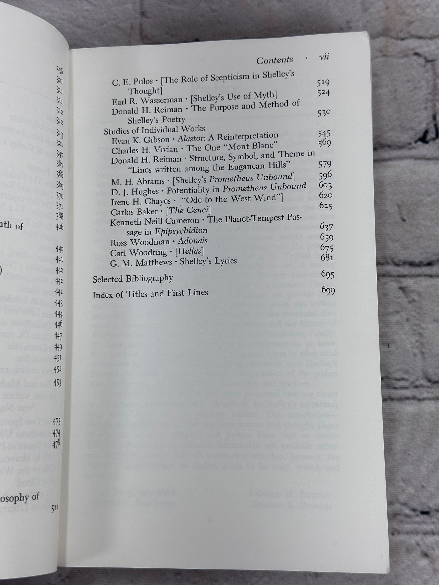 Shelley's Poetry & Prose Authoritative Texts Criticism Edited by Reiman & Powers [1977]