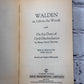 Walden Civil Disobedience By Henry David Thoreau [Signet Classic · 1980]