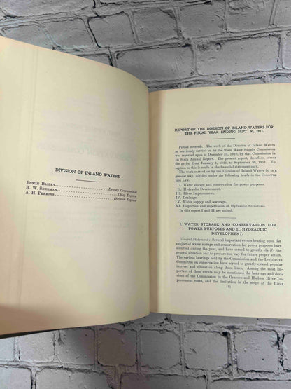 New York State Conservation Commission: Annual Report 1911 (Vol. 2)