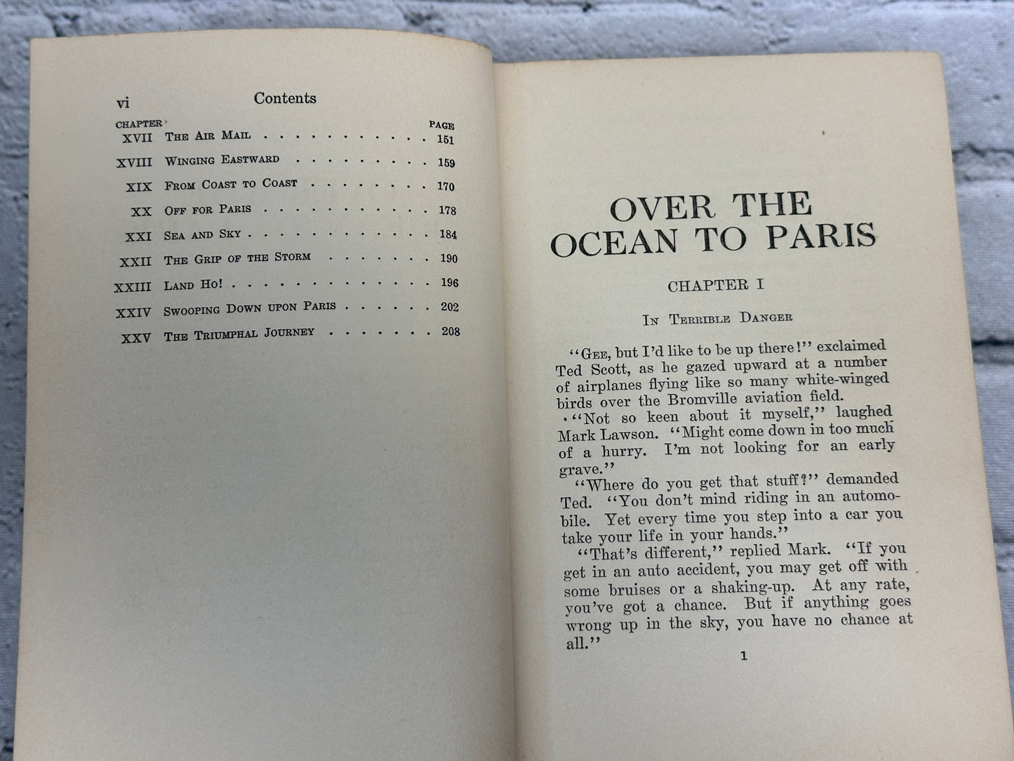 Over the Ocean to Paris by Franklin Dixon [1927]