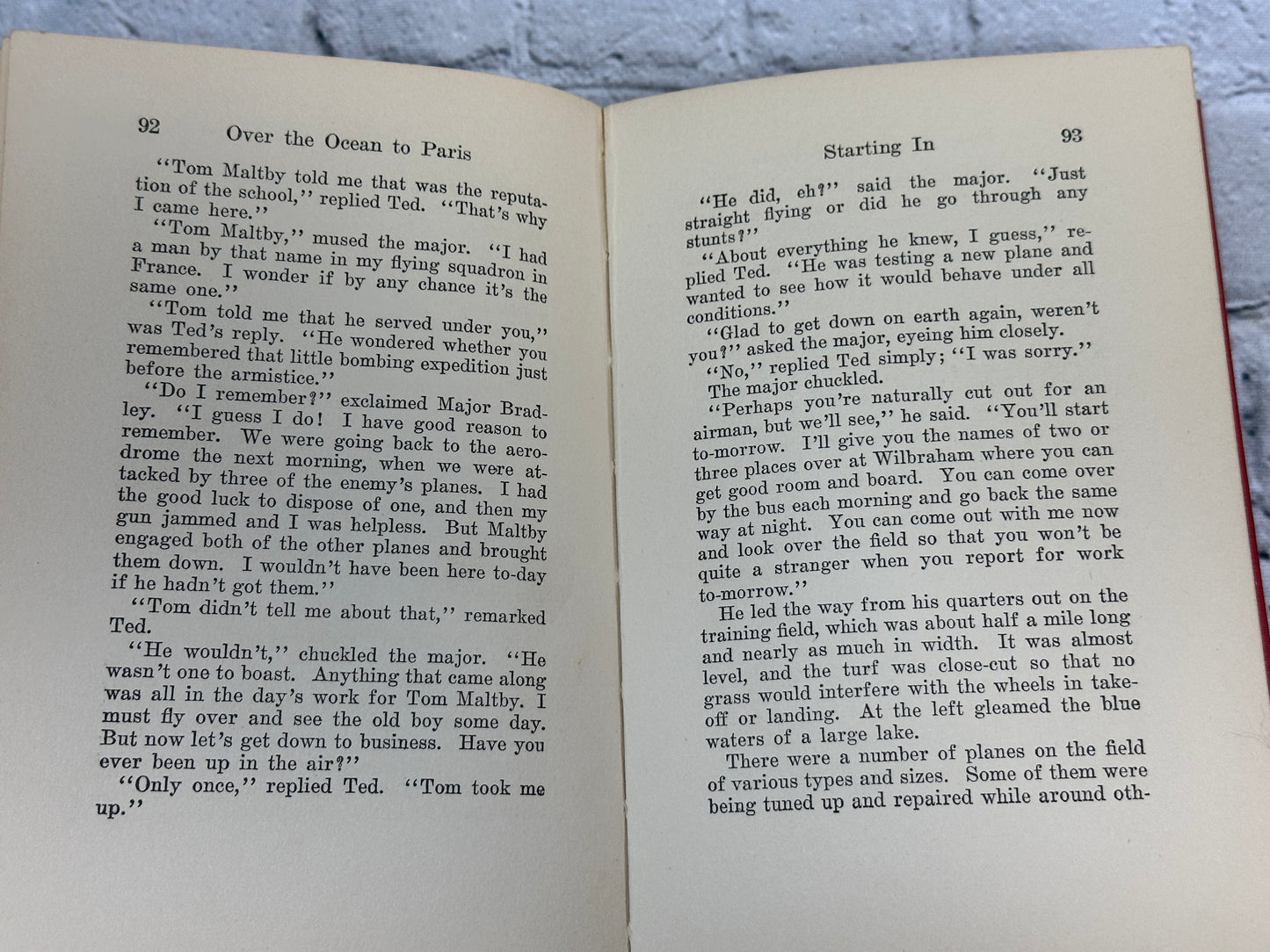 Over the Ocean to Paris by Franklin Dixon [1927]