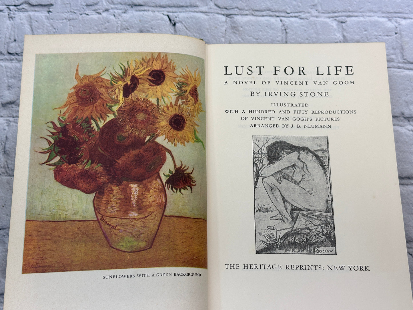Lust for Life: A Novel About Van Gogh By Irving Stone [1953]