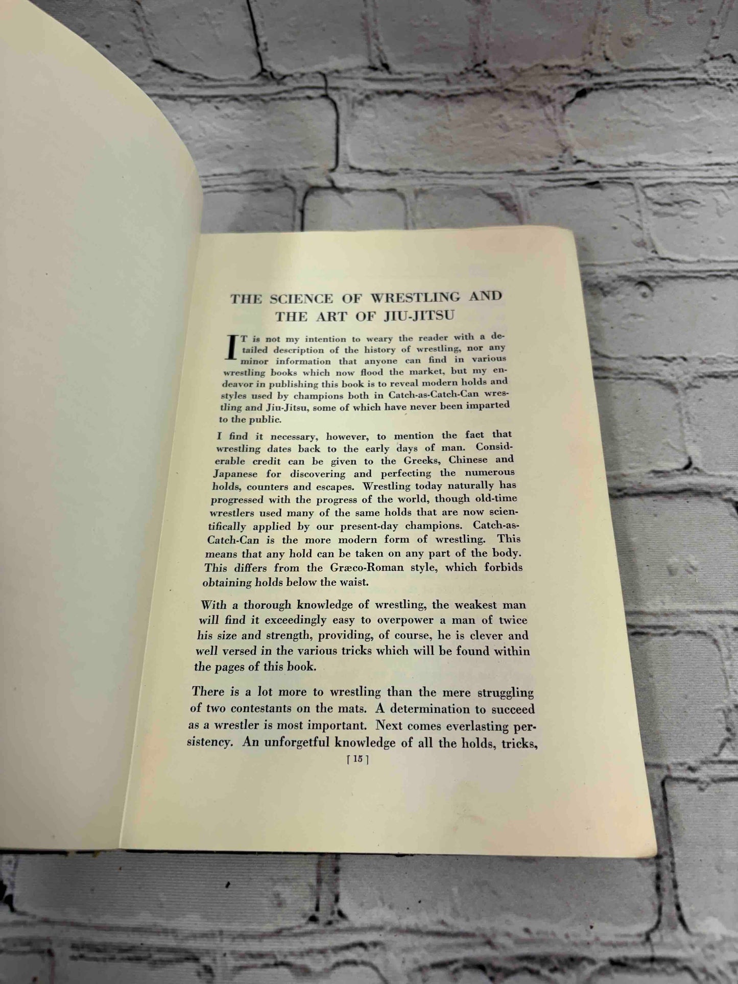 The Science of Wrestling and the Art of Jiu Jitsu