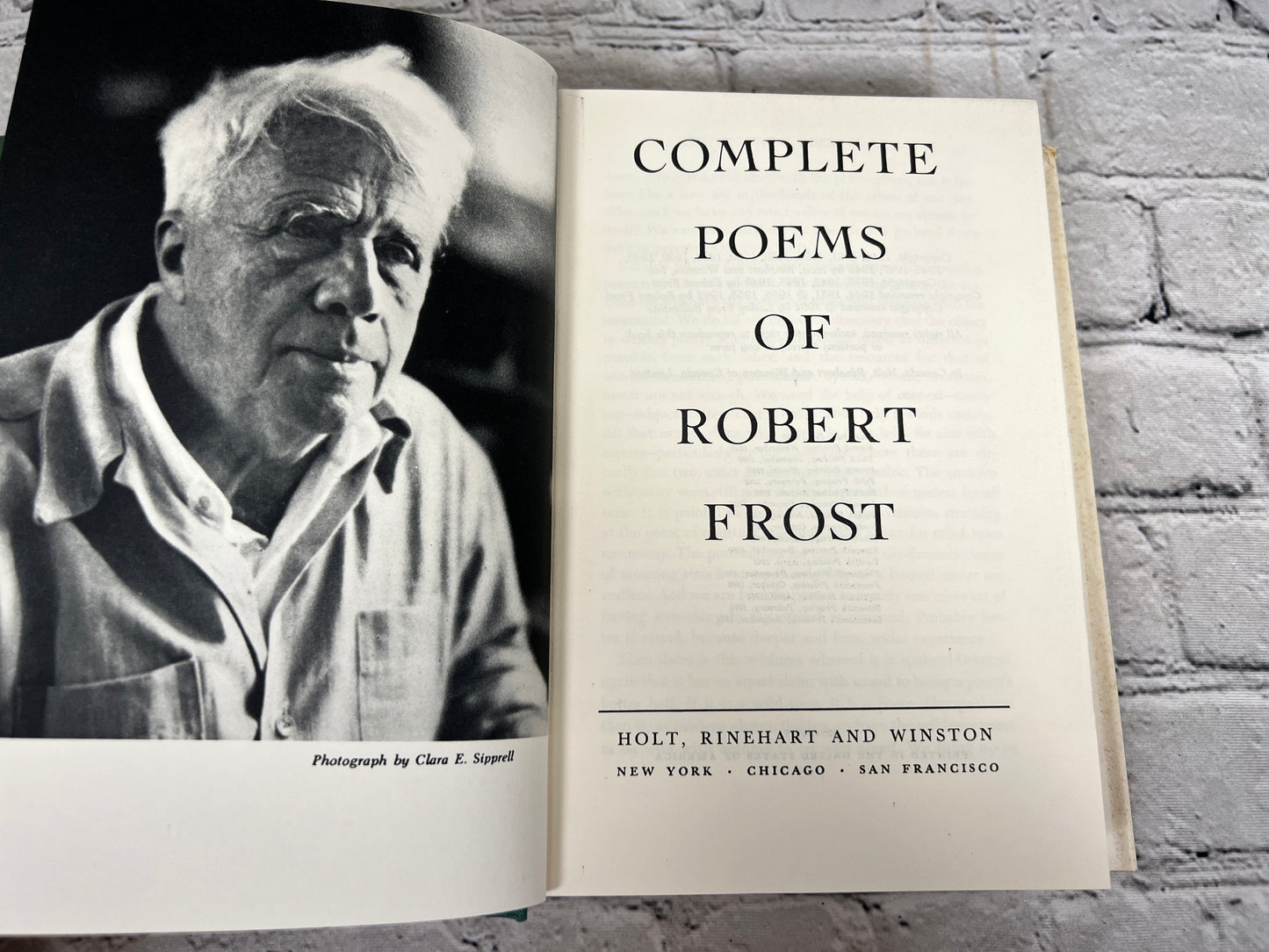 Complete Poems Of Robert Frost 1949 [1964]