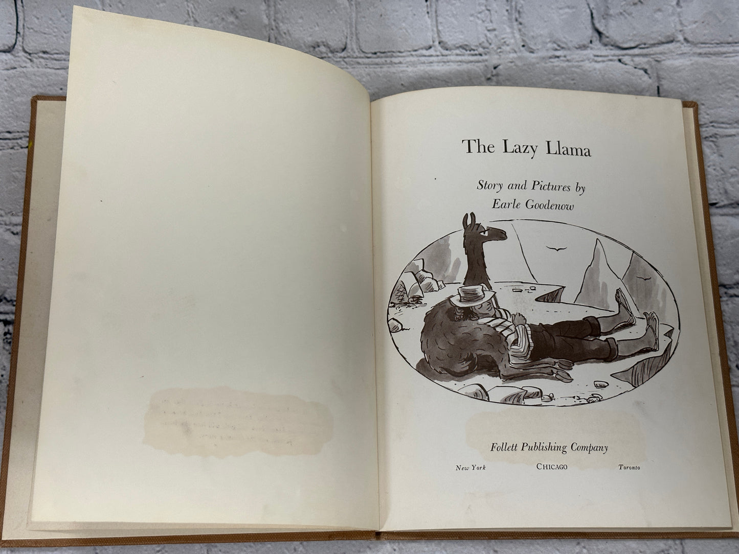 The Lazy Llama by Earle Goodeman [1st Edition · 1st Print · 1954]