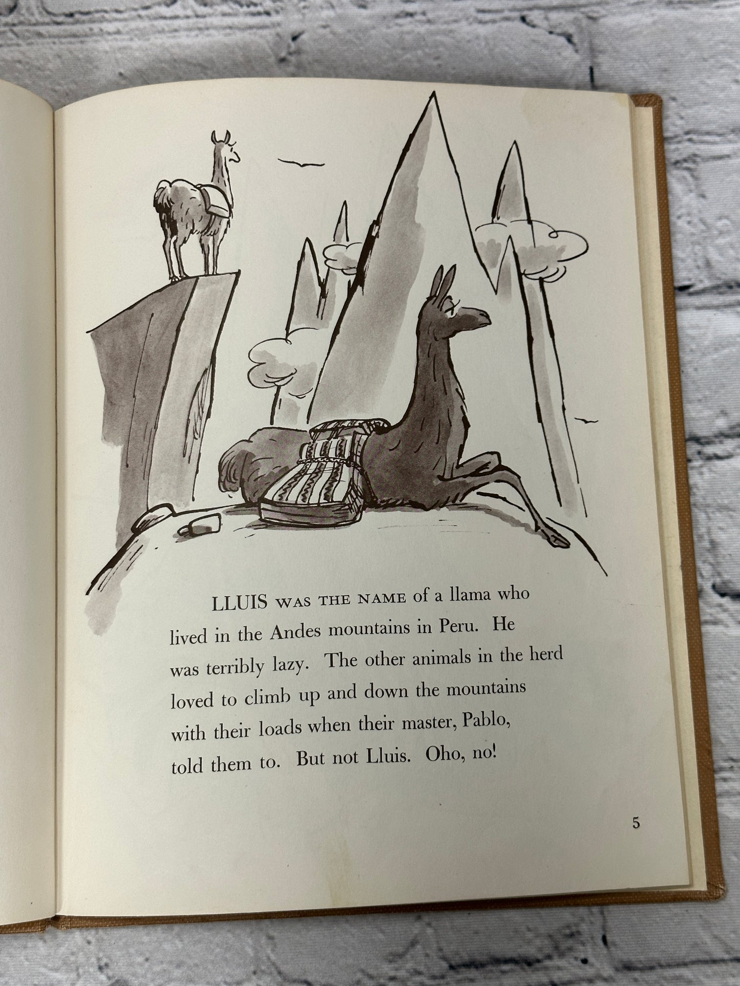 The Lazy Llama by Earle Goodeman [1st Edition · 1st Print · 1954]