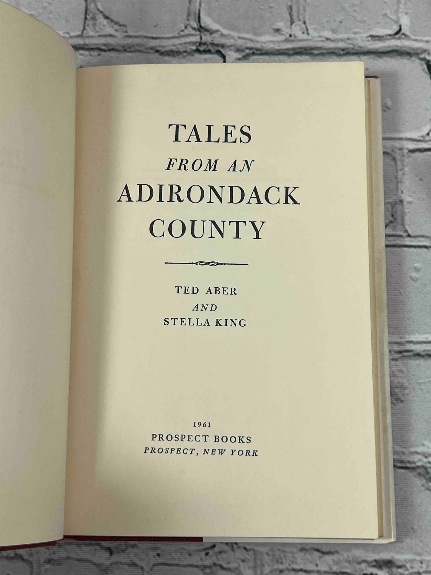 Tales from an Adirondack County w/ SIGNED LETTER