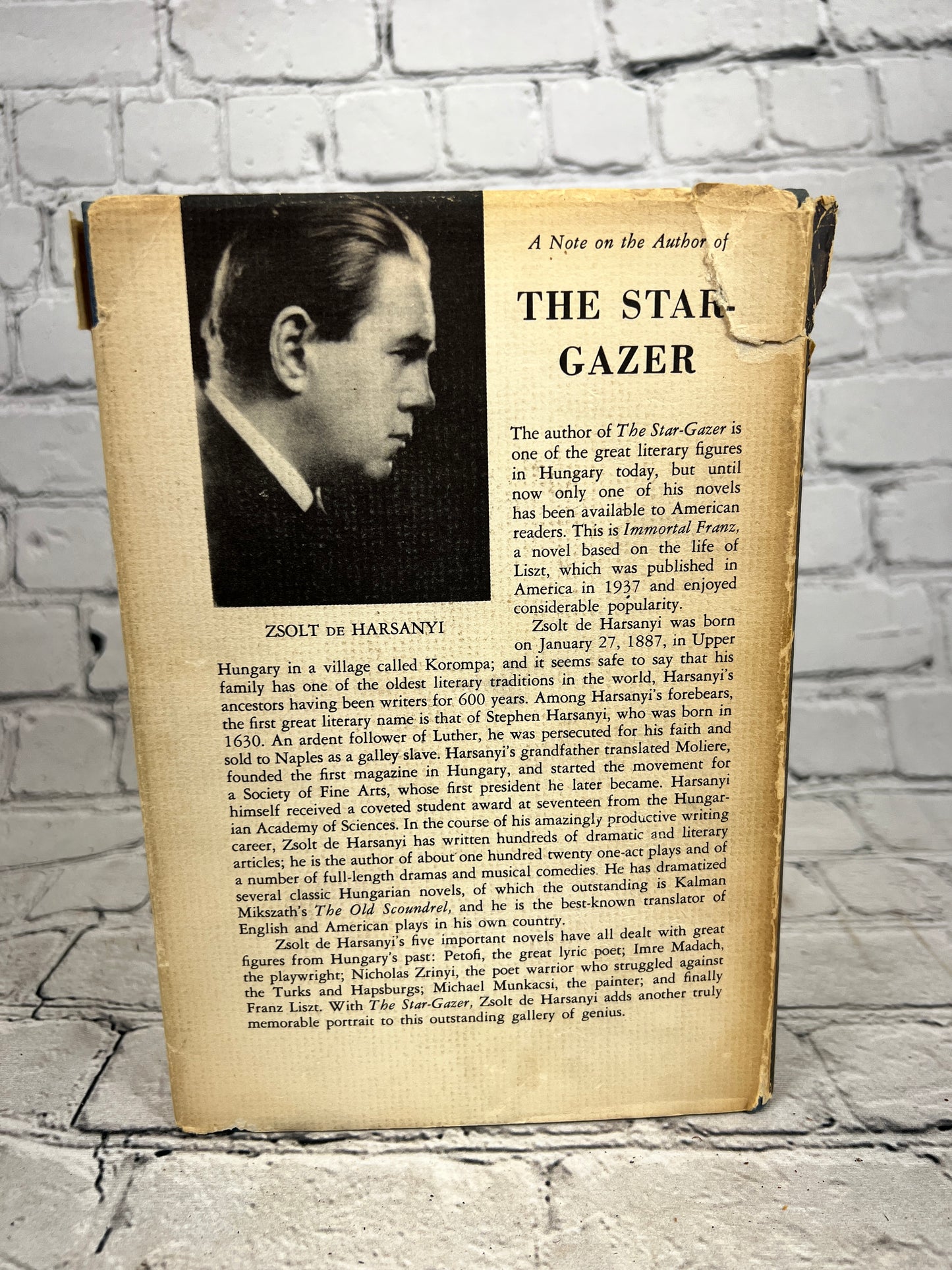 The Star-Gazer: Novel of the Life of Galilo by Zsolt De Harsanyi [1939 · BOTMC]