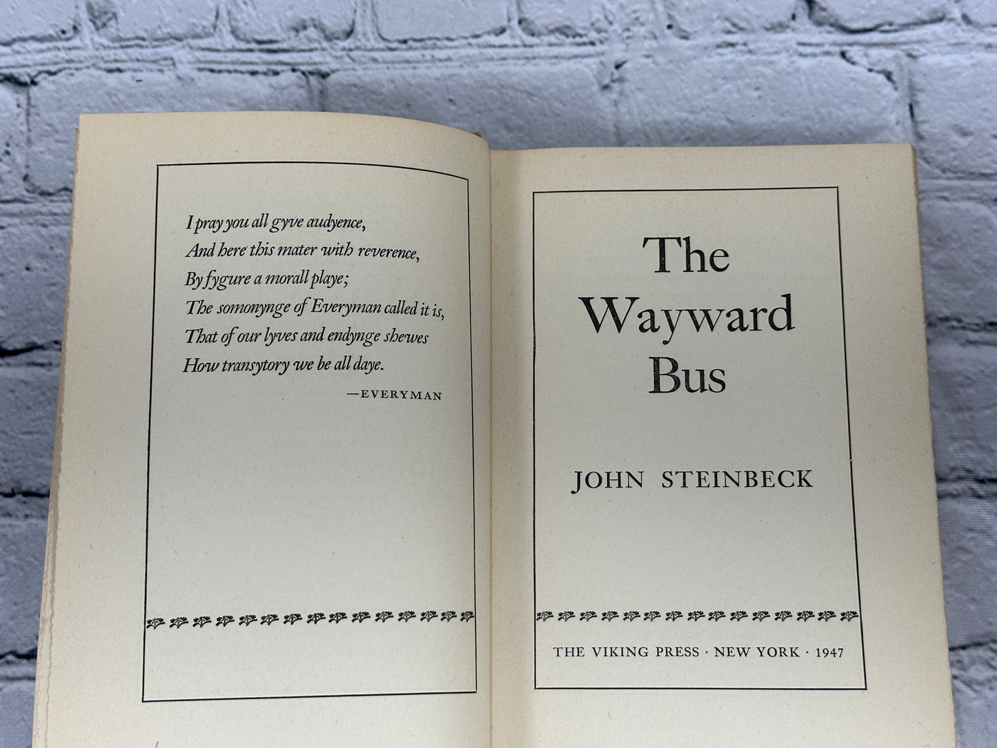 The Wayward Bus by John Steinbeck [Viking Press · 1947]